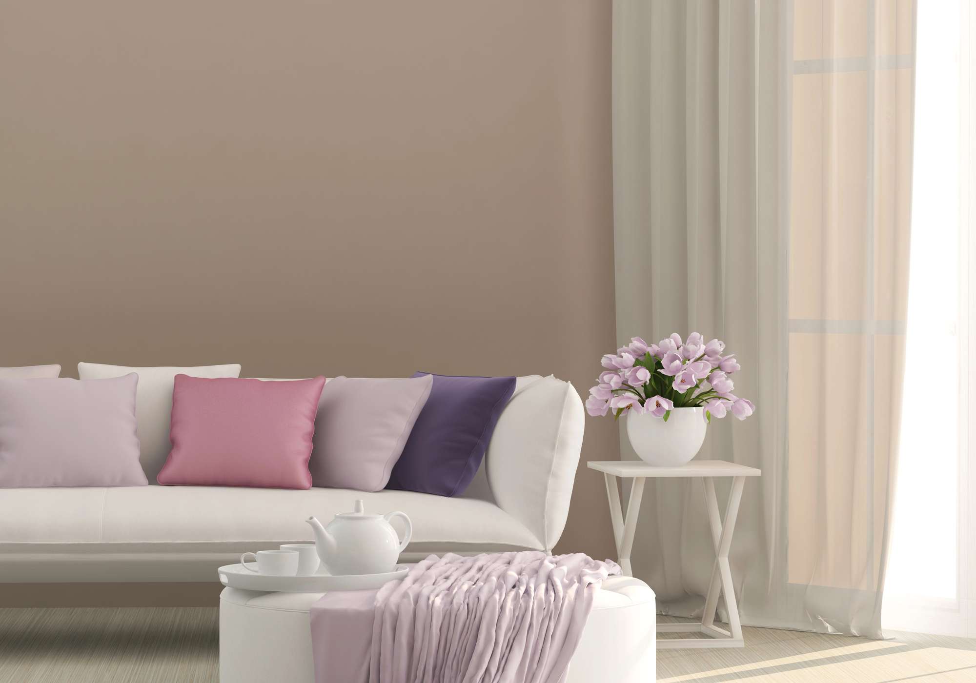 Interior painting and color coordination that match personallities.